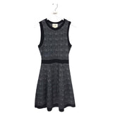 KATE SPADE SLEEVELESS DESIGNER DRESS BLACK WHITE SMALL