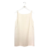 REBECCA TAYLOR NWT$425 TWEED SLEEVELESS DESIGNER DRESS WHITE 4