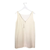 REBECCA TAYLOR NWT$425 TWEED SLEEVELESS DESIGNER DRESS WHITE 4