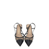 SLINGBACK PUMP DESIGNER SHOES BLACK 6