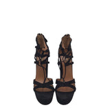 PLATFORM HEEL SANDAL DESIGNER SHOES BLACK 9
