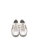 ONITSUKA TIGER LACE UP SNEAKERS SHOES WHITE GOLD 9