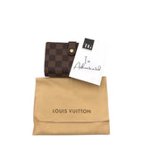 LOUIS VUITTON DAMIER EBENE FRENCH LUXE WALLET BROWN 5.5”x3.5x0.5”