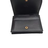 GUCCI GG MARMONT CARD CASE LUXE WALLET BLACK 4”x2.5”x1”