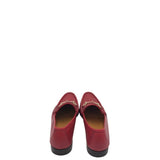 GUCCI HORSEBIT LEATHER LOAFERS LUXE MEN SHOES RED 10