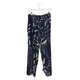SOFT SURROUNDINGS PRINT WRAP PANT NAVY CREAM 8P
