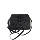 BRAHMIN CROSSBODY HANDBAG BLACK 9”x7”x3.5