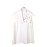 BOSS COWL SLEEVELESS DESIGNER TOP WHITE 4