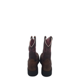 ARIAT EMBROIDERED SQUARE TOE BOOTS BROWN RUST 6.5M
