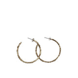 BANANA REPUBLIC LARGE HOOP EARRINGS GOLDTONE