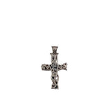 .925 CROSS PENDANT JEWELRY ORANGE TURQUOISE