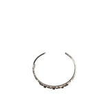 RICHARD SCHMIDT RET$468 MOTHER OF PEARL GARNET CUFF BRACELET WHITE RED