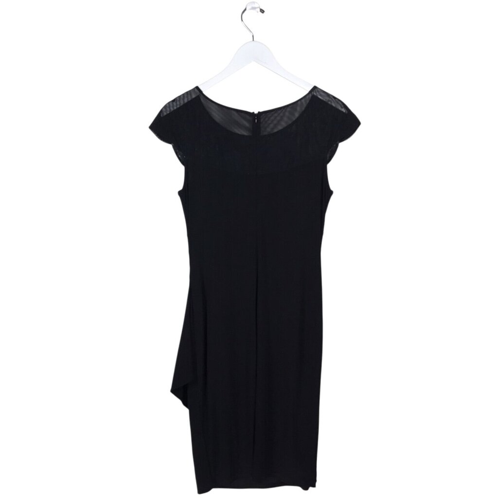 JOSEPH RIBKOFF EMBELLISHED CAP SLEEVE DESIGNER DRESS BLACK 10