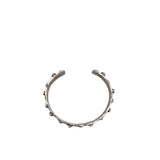 RICHARD SCHMIDT WIDE CUFF MOTHER OF PEARL BRACELET SILVER