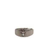 JAMES AVERY RET$115 CUTOUT CROSS RING SILVER 9