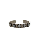 RICHARD SCHMIDT RET$508 .925 MOTHER OF PEARL CUFF BRACELET SILVER WHITE