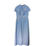 SACHIN + BABI CAP RHINESTONES FORMAL BLUE 10
