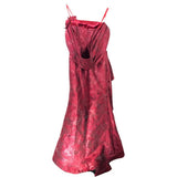 TERANI FLOWER SLEEVELESS FORMAL MAROON 8