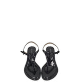 MICHAEL MICHAEL KORS PATENT KITTEN WEDGE SHOES BLACK 8