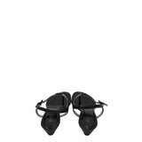 MICHAEL MICHAEL KORS PATENT KITTEN WEDGE SHOES BLACK 8