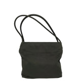 PRADA TESSUTO NYLON LUXE HANDBAG GREEN 10”x8.5x1”