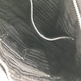 PRADA CALFSKIN LEATHER LUXE HANDBAG BLACK 11”x6”x2”