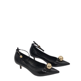 HEEL ANKLE PUMP SHOES BLACK 8