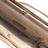 ANTONIO MELANI SHOULDER W/DUSTBAG HANDBAG GOLD 11”x4.5”x2”