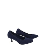 COSY ISLAND KNIT PUMP SHOES NAVY 8