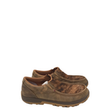 TWISTED X SLIP ON COWHIDE MEN SHOE BROWN TAN 13
