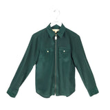 MICHAEL MICHAEL KORS ZIP FRONT TOP GREEN SMALL