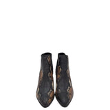 DONALD PLINER ANKLE BOOTIES BOOTS BROWN BLACK 9M