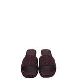 CRYSTAL SLIDE DESIGNER SHOES MAROON 9