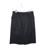 BURBERRY TWILL CARGO PENCIL SKIRT LUXE SKIRT BLACK 40