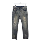 STRAIGHT LEG MEN JEANS BLUE 33