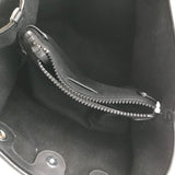 EMPORIO ARMANI LEATHER/FELT TOTE HANDBAG BLACK 15”x11”x5”
