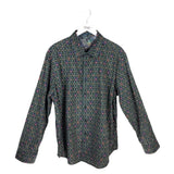 ROBERT GRAHAM PRINT LONG SLEEVE MEN SHIRT GREEN MULTI 2XL