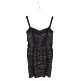 RAG & BONE SLEEVELESS DESIGNER DRESS BLACK NUDE 10