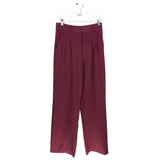 JASON WU WIDE LEG DESIGNER PANT MAROON XS