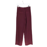 JASON WU WIDE LEG DESIGNER PANT MAROON XS
