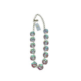 KENDRA SCOTT NWT$248 STMT FACETED IRIDECENT NECKLACE CRYSTAL