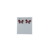 KENDRA SCOTT NWT$75 BOWS EARRINGS RED WHITE
