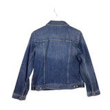 TALBOTS NWT$99 DENIM BUTTON JACKET BLUE LARGE