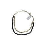 KENDRA SCOTT NWT$98 DOUBLE STRAND NECKLACE GOLD BLACK