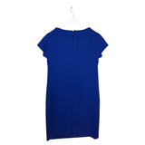 MICHAEL KORS WOOL SHORT SLEEVE DESIGNER DRESS BLUE 6