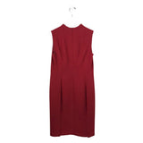 AKRIS PUNTO SLEEVELESS DESIGNER DRESS RED 8