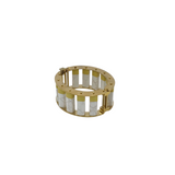 LELE SADOUGHI COLUMN SLIDE BANGLE BRACELET GOLD YELLOW