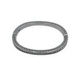 BRIGHTON BANGLE CRYSTALS BRACELET SILVERTONE