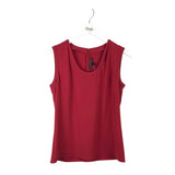 ST JOHN SLEEVELESS DESIGNER TOP RUST 4