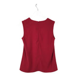 ST JOHN SLEEVELESS DESIGNER TOP RUST 4